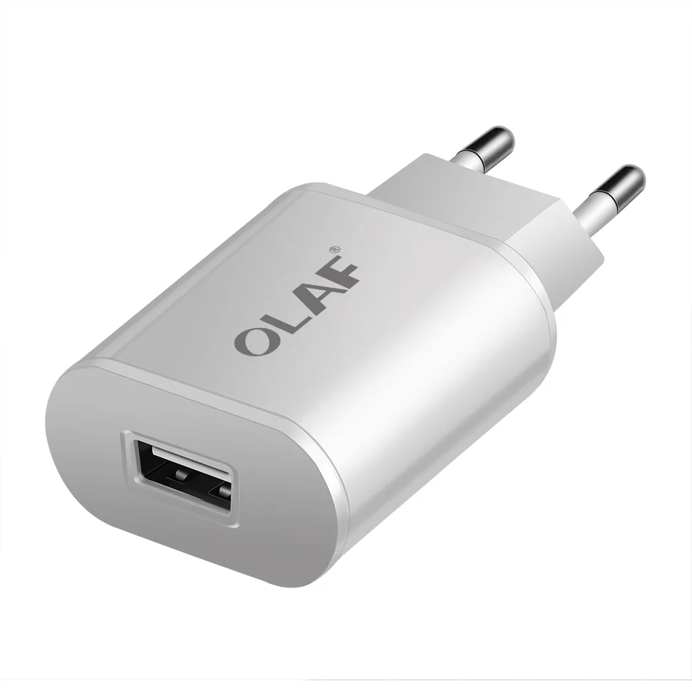 OLAF EU Plug USB зарядное устройство 2A безопасный Быстрый зарядный USB адаптер Европейское дорожное настенное зарядное устройство для huawei Kindle htc для samsung Xiaomi - Тип штекера: Only charger