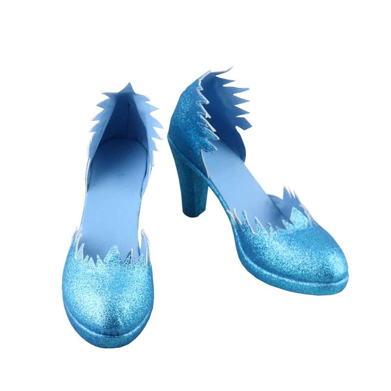 

Snow Queen Princess Elsa Cosplay Shoes Boots Halloween Carnival Cosplay Costume Accessories