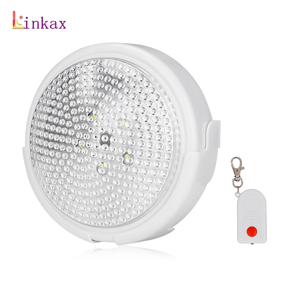

5 LED Night Light Remote Control/Touch Switch Battery Powered Lamp Smart Cabinets Corridor Light Wall Lamp For Stairway Cabinet
