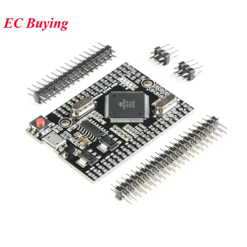 Mega2560 PRO встраивать CH340G/ATMEGA2560-16AU USB для Arduino макетной платы с штекерами совместимы с MEGA 2560