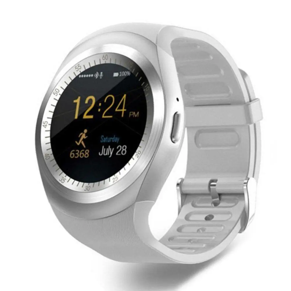 

Bluetooth Y1 Smart Watch Relogio Android SmartWatch Phone Call GSM Sim Remote Camera Information Display Sports Pedometer