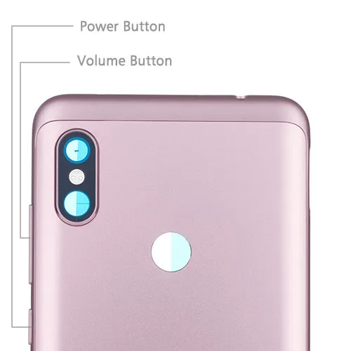 Оригинальная задняя крышка батарейного отсека для Xiaomi Redmi Note 6 Pro Global сменные