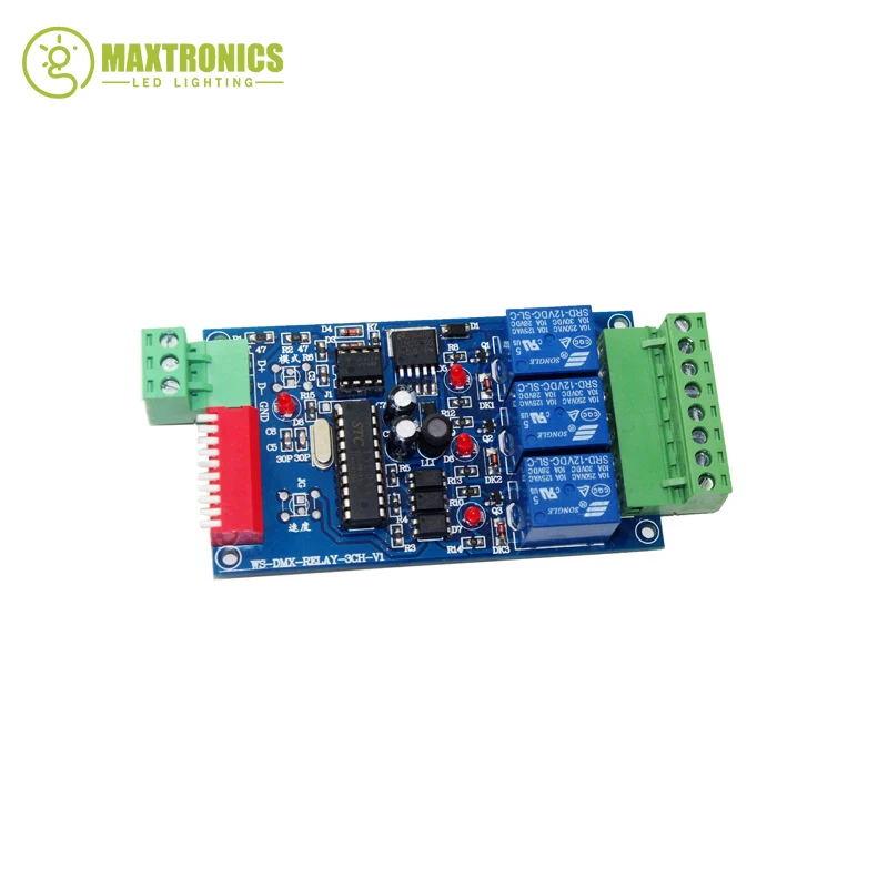 Лучшая цена 1 шт. DC12V 10A * 3-канальный dmx512 РЕЛЕ Светодиодный контроллер используется