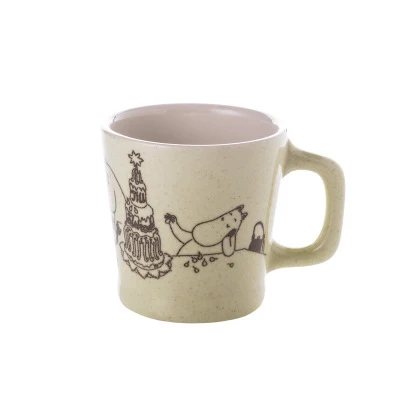 Скандинавская кружка Муми-троллей, винтажные Мультяшные керамические чашки, кружка для кофе, молока, чайная чашка, Детские туристические кружки, чашки и кружки, посуда для напитков - Цвет: 3