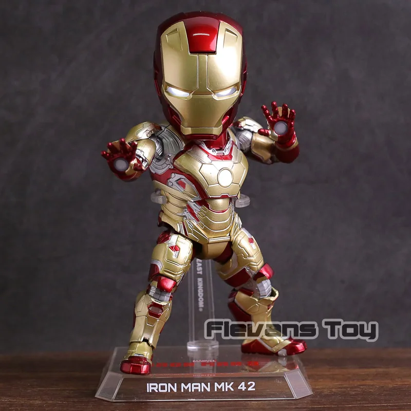 

EAA-036 Marvel Iron Man 3 MARK 42 Action Figures Collectible Model Toy with LED Light