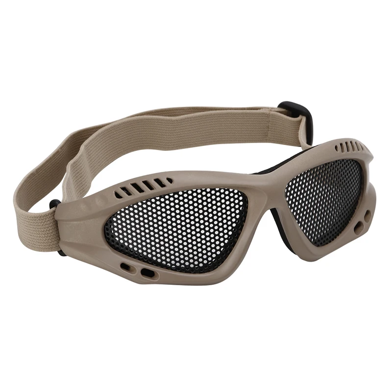 Открытый глаз Защитные удобные страйкбол безопасности тактические очки противотуманные очки с металлической сеткой 3 цвета