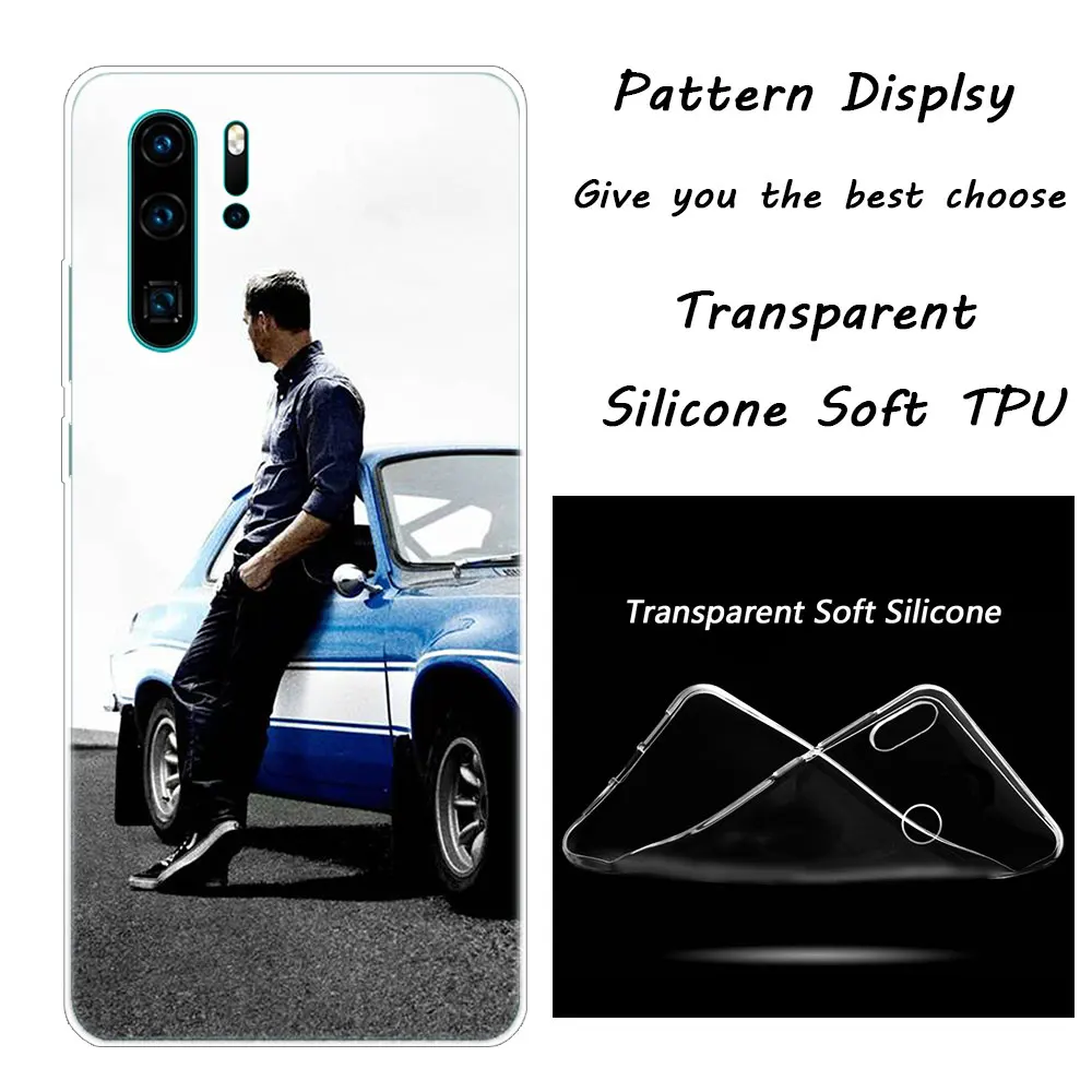 Мягкий силиконовый чехол для телефона Paul Walker Fast& Furious, для huawei P30 P20 Pro P10 P9 P8 Lite P Smart Z Plus NOVA 3 3i - Цвет: 002