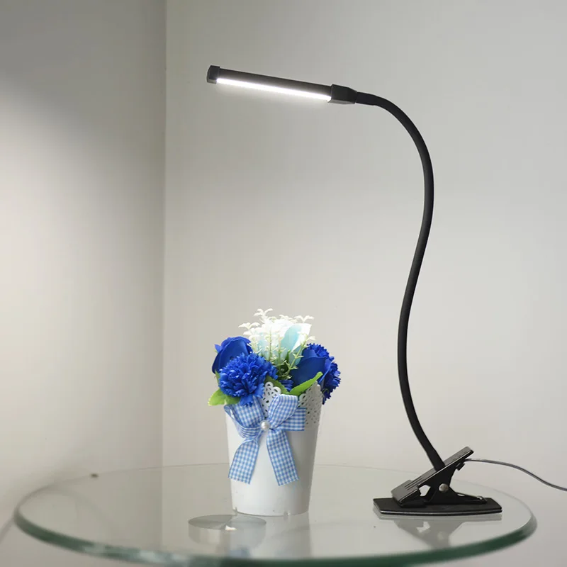 

Fonkin Usb LED Table Lamp With Clip Flexo Desk Lamp Luminaria Reading Lamp For Study Book Office Light Lampe Bureau 5DV 4W 90802