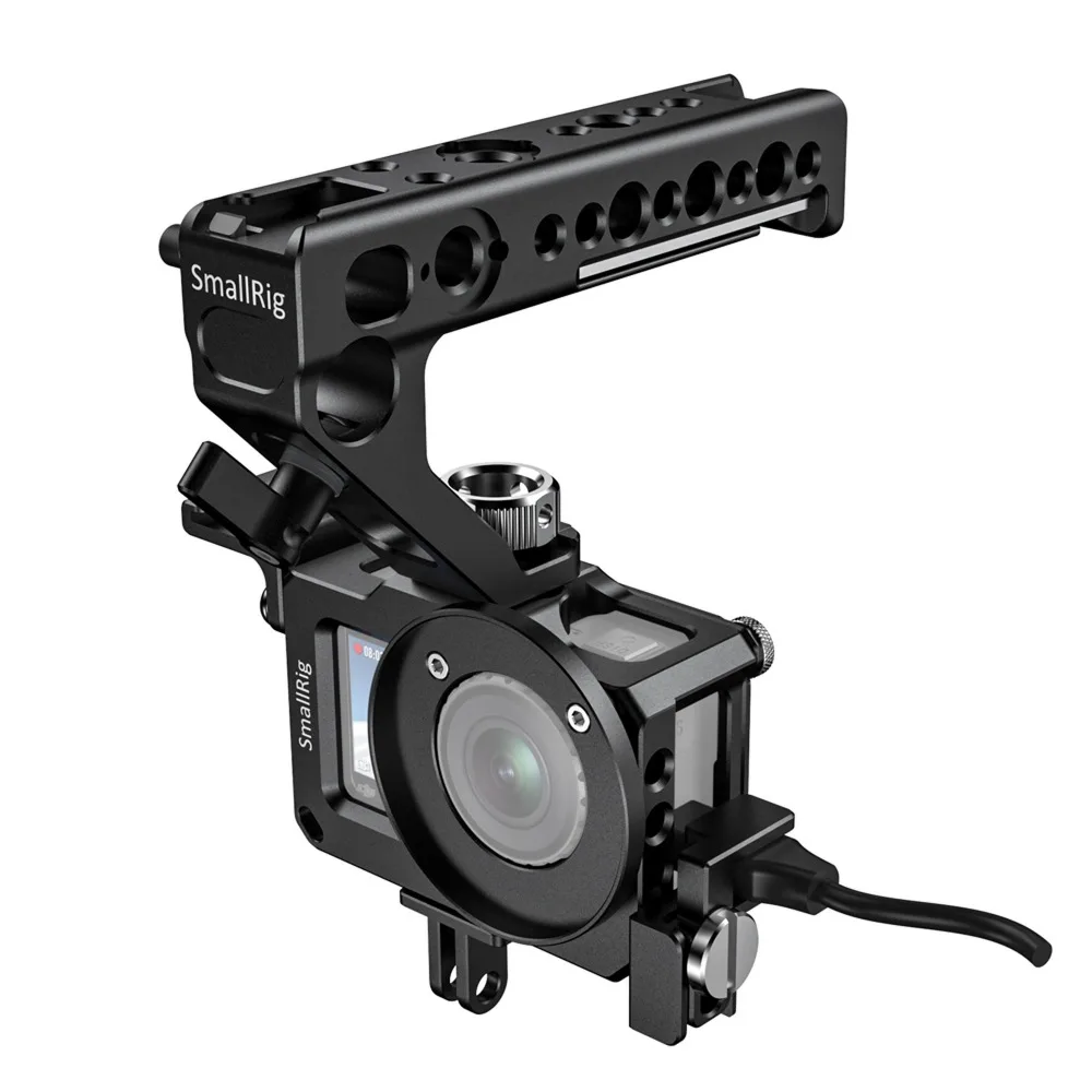 Клетка SmallRig для DJI Osmo Action 4K камера клетка со съемным адаптером 52 мм для фильтров и широкоугольного объектива-2360