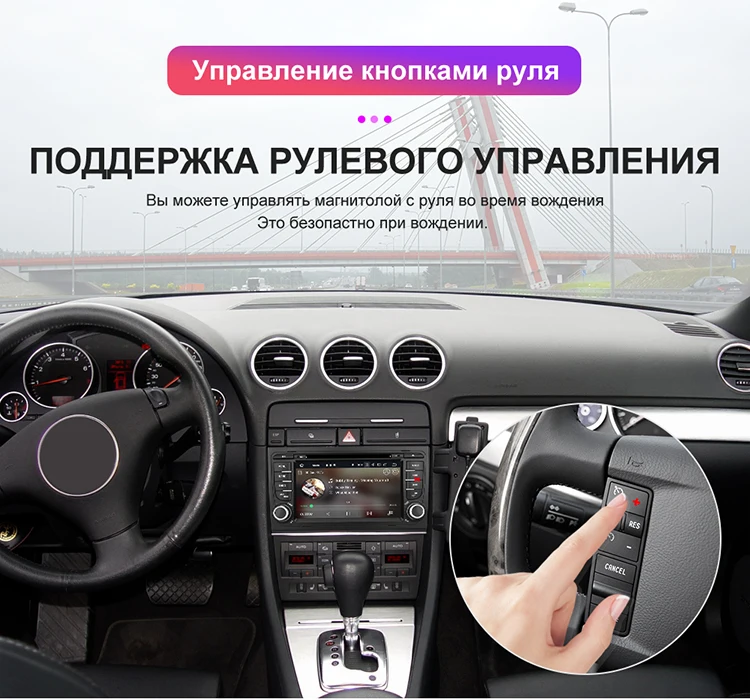 Isudar 2 Din Авто Радио Android 9 для Audi/A4/S4 2002-2008 четырехъядерный ОЗУ 2 ГБ Автомобильный мультимедийный видео dvd-плеер gps USB DVR FM/AM