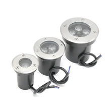 1 шт. 1 Вт 3 Вт 5 Вт светодиодный подземный светильник IP65 Водонепроницаемый 85-265 в наружный погребенный светильник лампа для наземного сада дорожка пол Двор Пейзаж