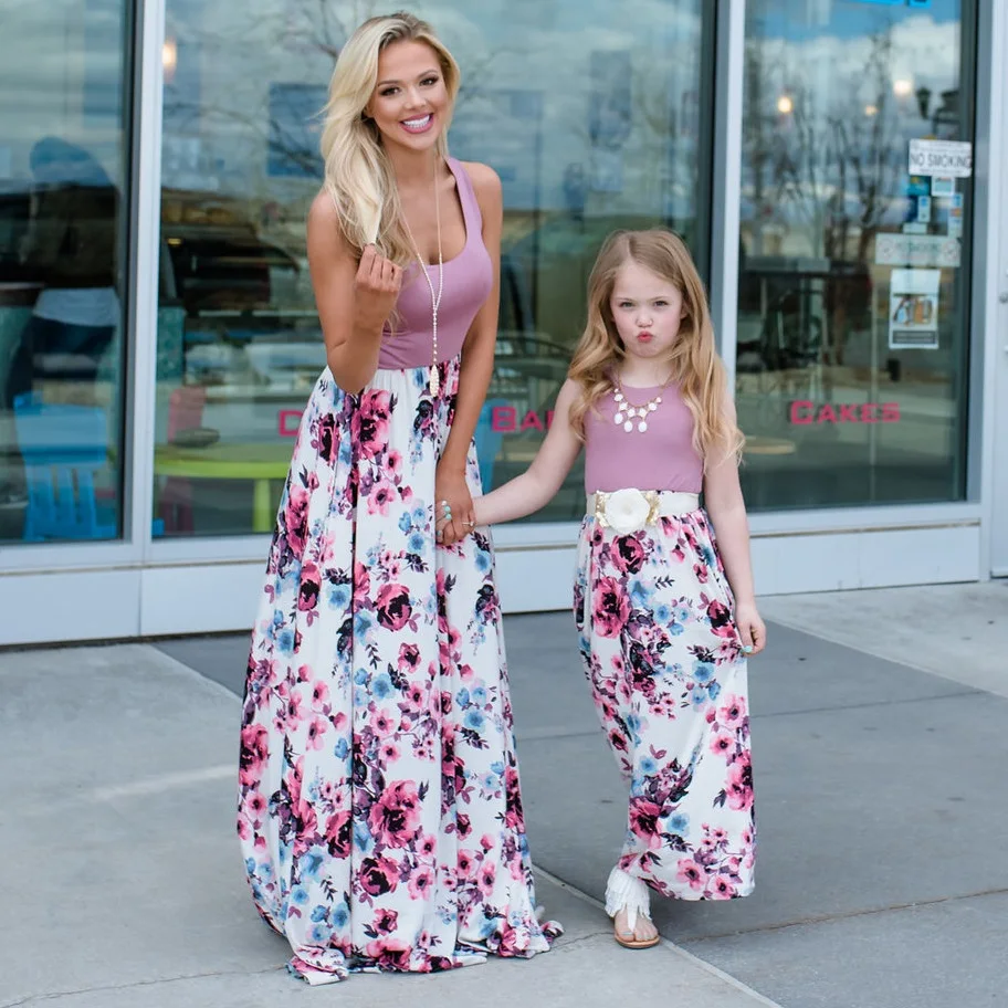 mother and daughter summer dresses