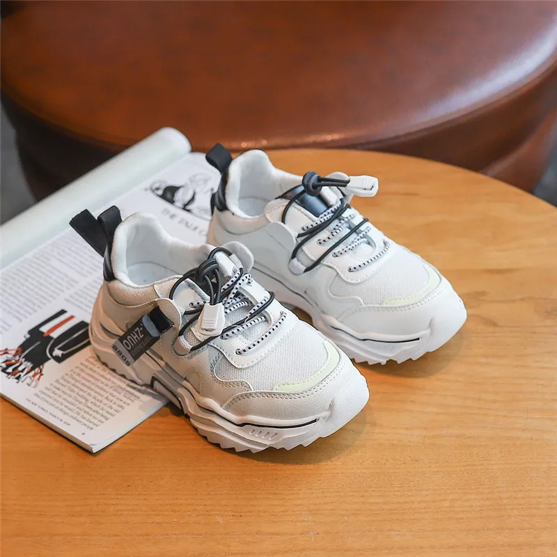 

Kids Sneakers Children's Sports Shoes New Shoes Autumn 2019 Girls Soft Bottom Breathable Off White Brand Sneakers SZ074