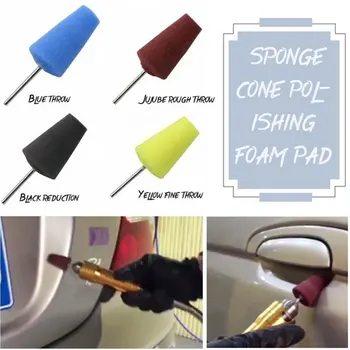 

Vehemo Cars 4 Color Polishing Sponge Car Buffing Sponge Handle Fine Cleaning Tools Electric Drill Sponge Grinding Head Polisher