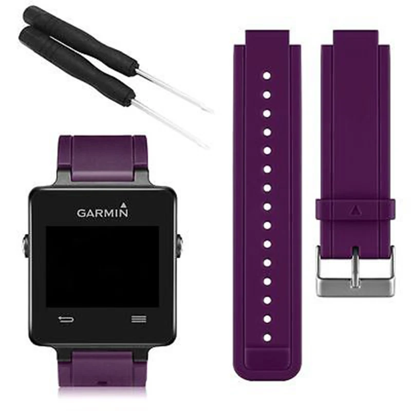 1Pcs Outdoor Sports Wrist Support Replacement Silicone Wrist Band For Garmin Vivoactive Bracelet Smart Wristband New