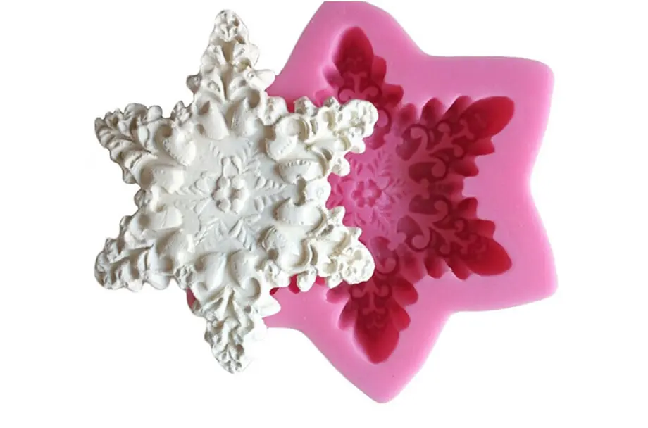 KMYC силиконовая форма для пирога "Снежинка" форма для шоколада 3D инструменты для украшения торта глина для поделок кондитерское приспособление для выпечки