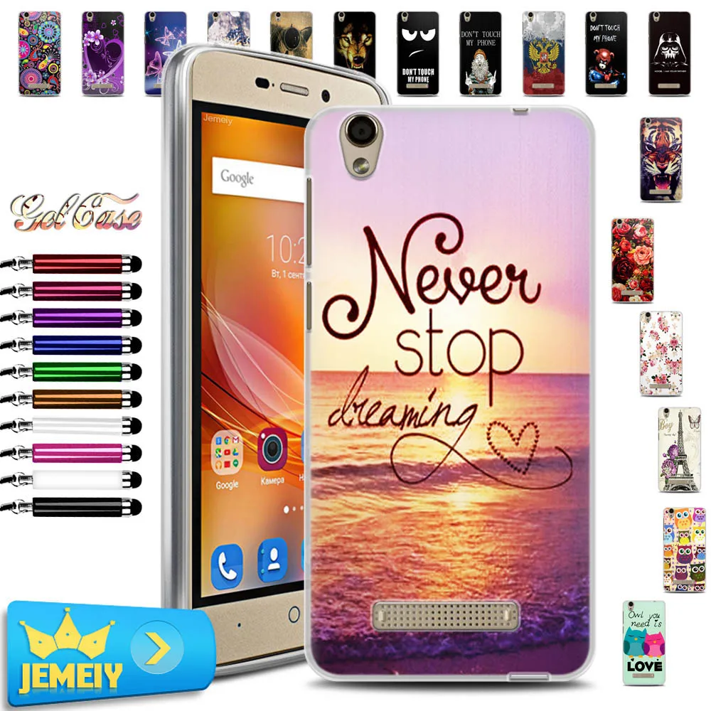 UV Print Soft TPU Gel Case For ZTE Blade X3 X 5 X7 X9 GF3 phone case For ZTE Blade AF3 A610 A510 V7 LITE Tempered glass