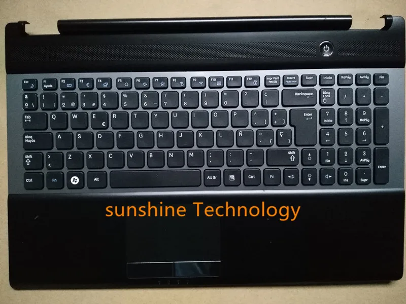 Spain/portuguese layout new laptop keyboard with touchpad plamrest for Samsung BA75-03202D NP RC530 RC528 Spain/portuguese layout new laptop keyboard with touchpad plamrest for Samsung BA75-03202D NP RC530 RC528