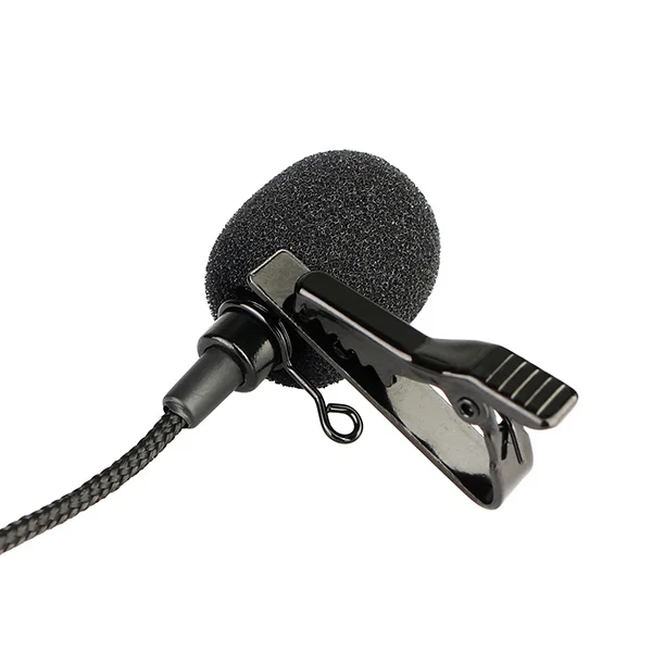 Microfone de lapela portátil com 3,5mm, 10pcs,