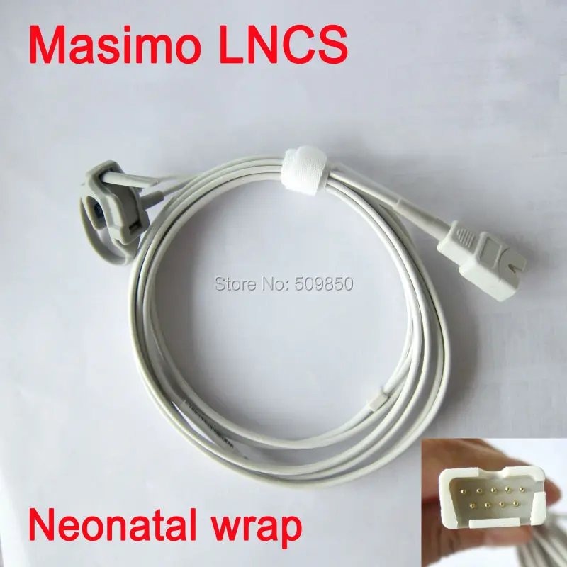 

Compatible Masimo LNCS 1m/3ft pulse probe neonatal silicone wrap spo2 sensor