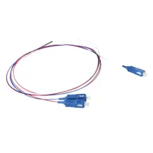 1x2 APC/UPC Optic Fiber Splitter Mini Steel Tube Bundle Connector FBT Grade