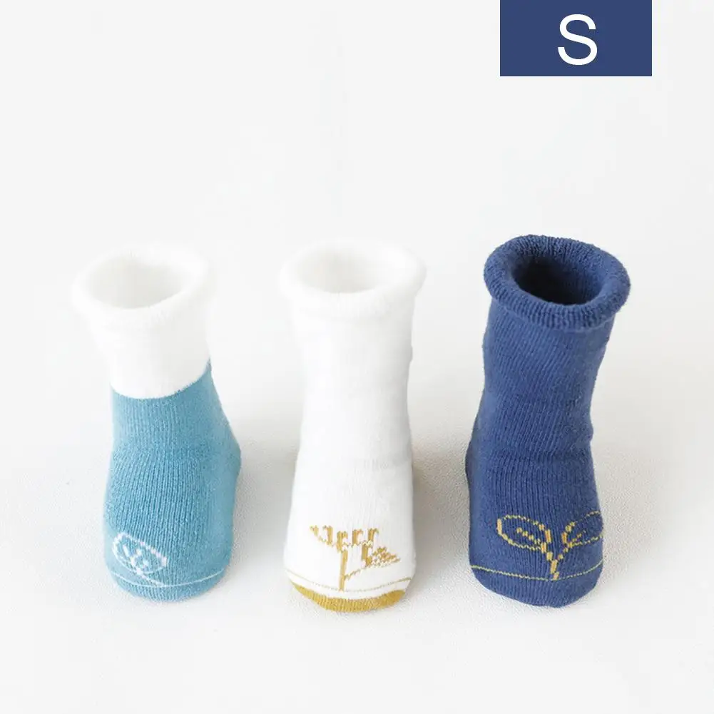 

2019 Autumn And Winter New Terry Thick Baby Socks Non-skid Socks High Socks Newborn Baby Home Socks Floor Socks