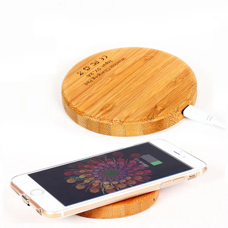 Qi Wooden Wireless Charging Pad Qi Wireless Charging Adapter Receptor For font b Android b font
