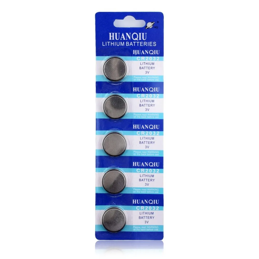YCDC 5 шт. Кнопочная батарея 3 В литиевая монетная 5004LC ECR2032 CR2032 DL2032 KCR2032 EE6227|button battery