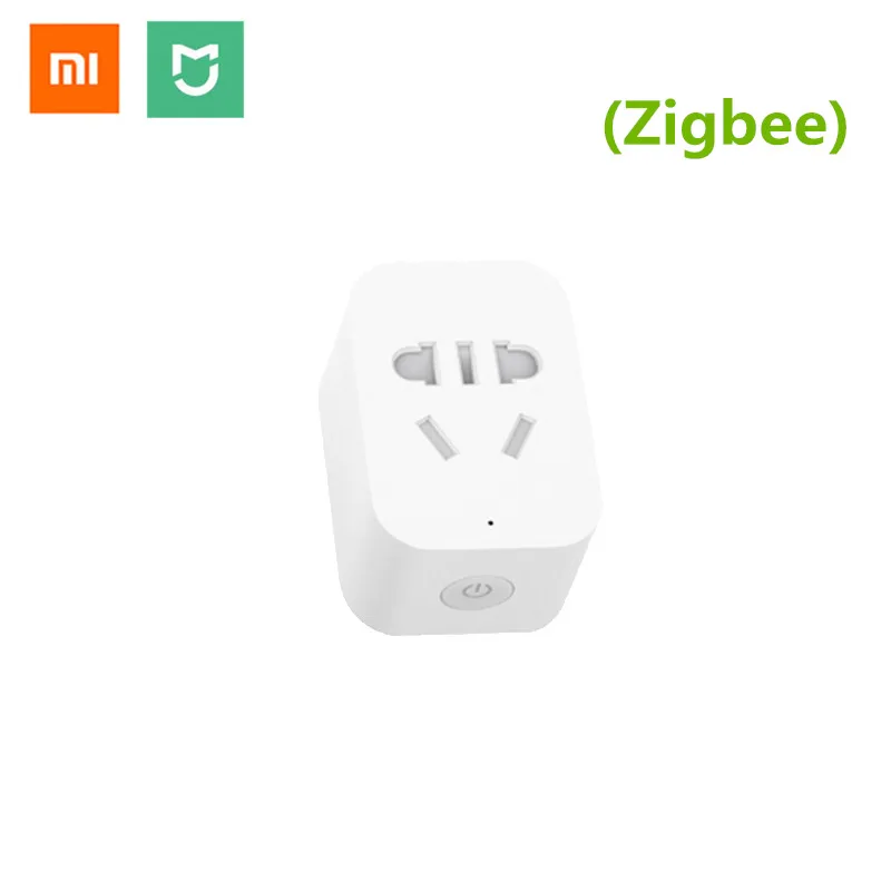 Умная розетка Xiaomi Mi Mijia ZigBee, с беспроводным WiFi управлением через приложение Mi home App, совместима с Android IOS|plug wireless|plug timerplug wifi | АлиЭкспресс