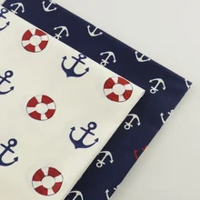 2 шт. якорь серии 40 см x 50 см хлопчатобумажная ткань швейная ткани для пэчворка дешевые tecidos para roupa квилтинг ткани tecido tida