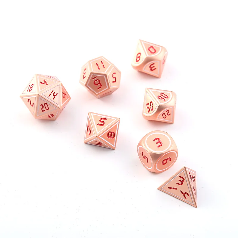 

Dnd Dobbelstenen Metalen rpg Set Polyhedrale Dungeons En Dragon D20 10 8 Witte Tafel Games Zinklegering Groene Digitale Dobbelst