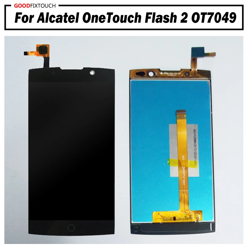 Для Alcatel OneTouch Flash 2 OT7049 OT-7049D 7049 7049D ЖК-дисплей Дисплей дигитайзер Хорошее сенсорный