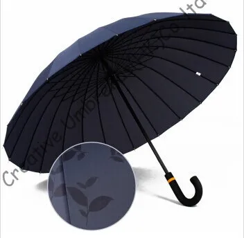 Водонепроницаемый Зонт с 24 ребрами зонты плавным изменением цвета|straight umbrella|umbrella