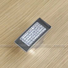 Импортированный с тайваня Хрустальная ручка мебель ящик Шкаф Ручка дверцы ручка одно отверстие алмаз Ван Цзуань K9 кристалл