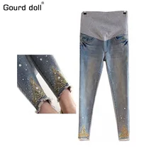 Maternity pregnancy jeans Summer Winter Multi-style jeans Pants for pregnant women Elastic waist jeans pregnant pregnancy clothe