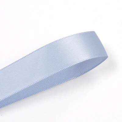Elegant Blue Double Face Satin Ribbon - 100 Yards for Party & Wedding Decorations, Crafts, and Handmade Roses