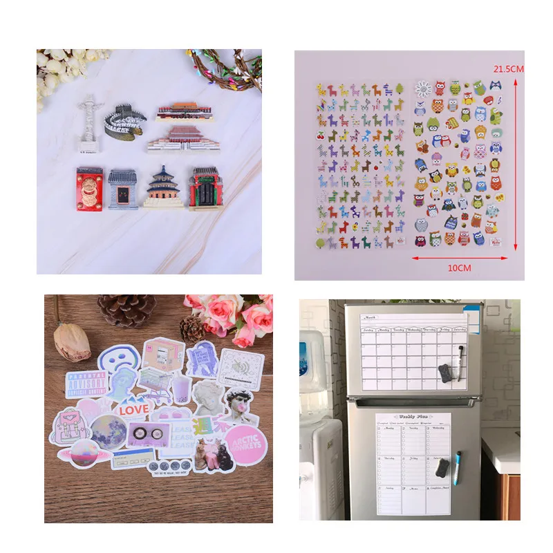 

1pc Refrigerator Magnetic Stickers China Capital Beijing Fridge Magnets Travel Souvenir Refrigerator Magnetic Stickers