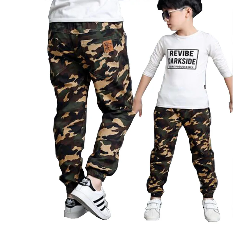 Kaufen Jungen Hosen Kinder Im Freien Camo hosen Kinder Armee Design Bunte hosen kids frühling herbst camouflage hosen kind outwear