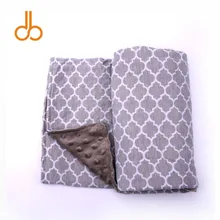 Quatrefoil Minky одеяло заготовки Детское покрывало с Мягкий микрофибровый плюш малыш обертывание подарок для ребенка DOM106223