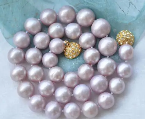 

bjc>> ROUND LAVENDER FRESHWATER PEARL NECKLACE (A0322)