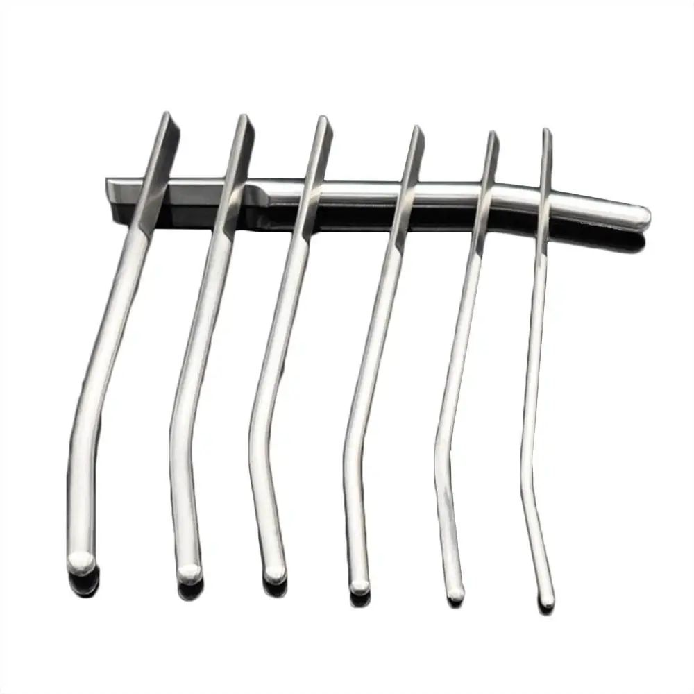 PERSONAGE 7pcs Urethral Dilator Set Stainless Steel Pprofessional Urethral Sounding Set for Male