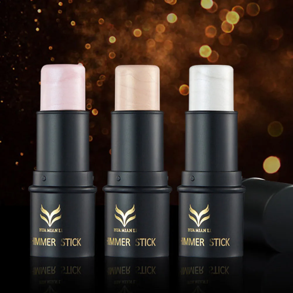 Huamianli Creamy Texture Water proof Silver Shimmer Light Highlighter