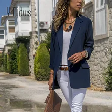 font b Slim b font Blazers Women Autumn Suit Jacket Female Work Office Lady Suit