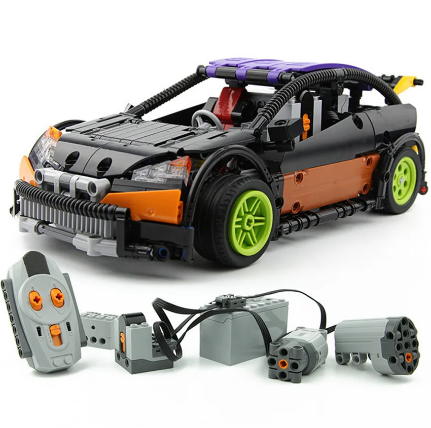 

Compatible Legoe Technic model 20053 640pcs Hatchback Type R Set MOC-6604 building blocks Figure Bricks toys for children