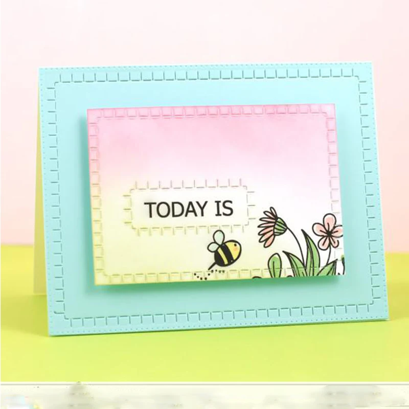 

Breakpoint Rectangle Frames Metal Cutting Dies for DIY Scrapbooking Troqueles Paper Cards Decorative Crafts Embossing New 2018