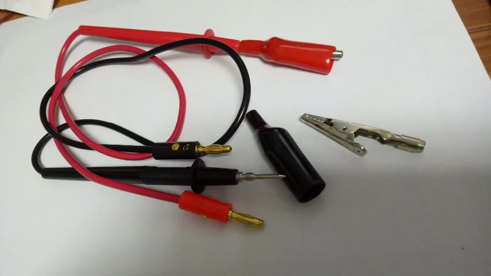 

MD PCB Fine Sharp Point Test Probe alligator clip TO Banana Plug TEST