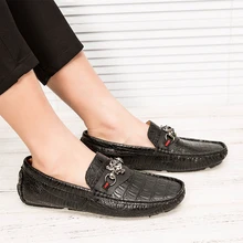 Brand High Quality Casual Shoes Men Hot Sale Breathable Driving For Male Slip-On Men's Loafers Quality Flats Casual Shoes 5 bimuduiyu minimalist soft knot loafer flat shoes for men s driving high quality breathable suede leather brand new casual sale