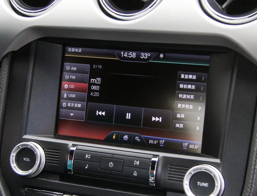 Стайлинга автомобилей GPS навигации Экран защитный Плёнки для Ford Mustang 2015 2016 2017