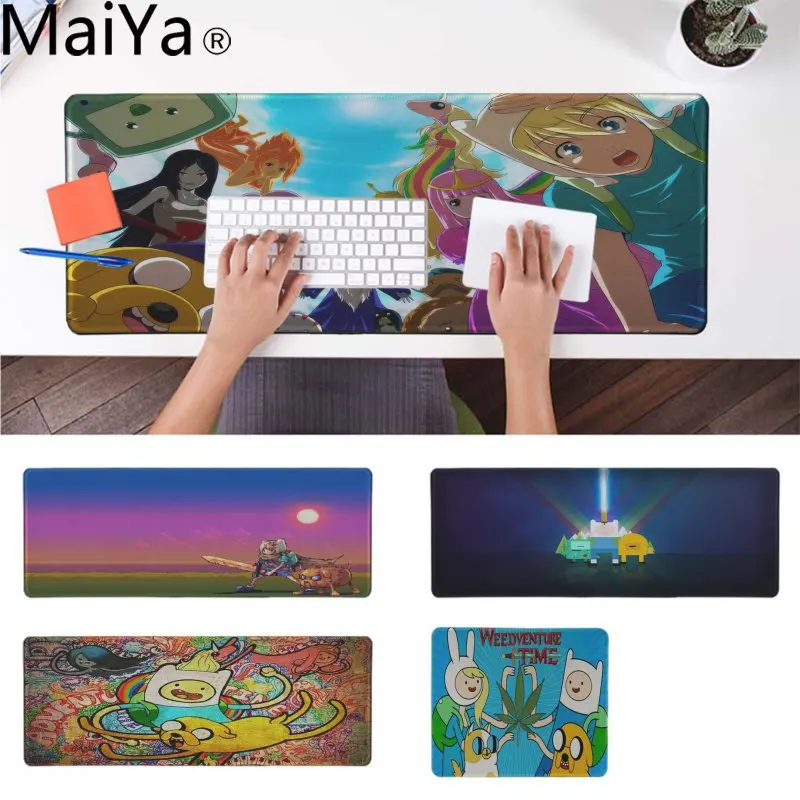 

MaiYa Hot Sales Adventure Time Comfort Mouse Mat Gaming Mousepad Durable Rubber Mouse Mat Pad
