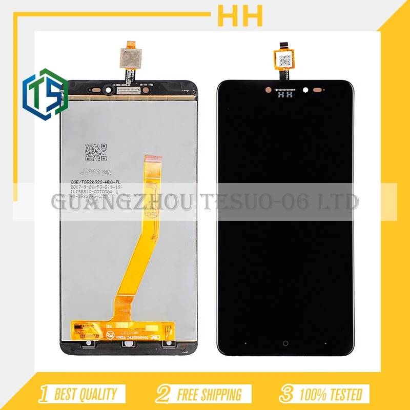 100% рабочий для BQ 5204 Strike Selfie BQ-5204 BQ5204 ЖК-дисплей сенсорный экран дигитайзер сборка